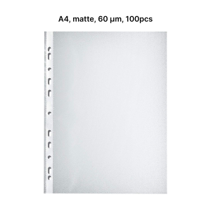 AD Class Įmautės dokumentams A4 matinės 60 mikr., pakuotėje 100 vnt. (A4OP60-100) AD Class Įmautės dokumentams A4 matinės 60 mikr., pakuotėje 100 vnt. (A4OP60-100)