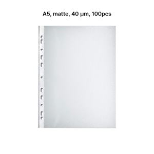 AD Class Įmautės dokumentams A5 matinės 40 mikr., pakuotėje 100 vnt. (A5OP40-100) AD Class Įmautės dokumentams A5 matinės 40 mikr., pakuotėje 100 vnt. (A5OP40-100)