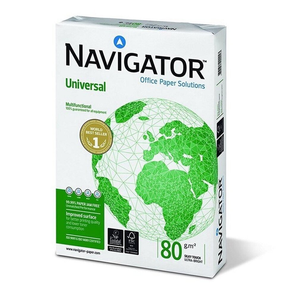 Popierius Navigator A4 80g 500l (A kategorija)