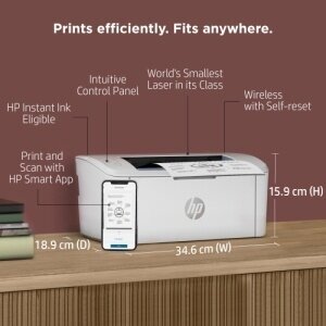 HP LaserJet M110w Spausdintuvas lazerinis nespalvotas A4 20 ppm USB Wi-Fi 7