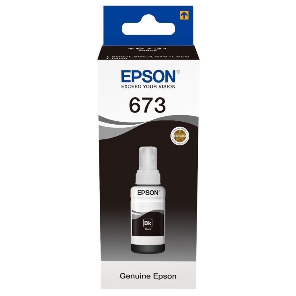 Originalus juodas rašalas Epson T6731 (C13T67314A) Originalus juodas rašalas Epson T6731 (C13T67314A)