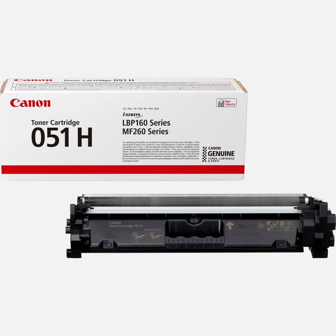 Originali Canon 051H (2169C002) juoda kasetė lazeriniams spausdintuvams, 4100 psl.