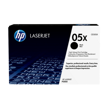 Originali HP 05X (CE505X), juoda kasetė lazeriniams spausdintuvams, 6500 psl.