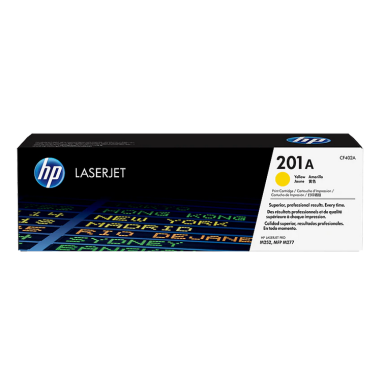 Originali HP 201A (CF402A), geltona kasetė lazeriniams spausdintuvams, 1330 psl.