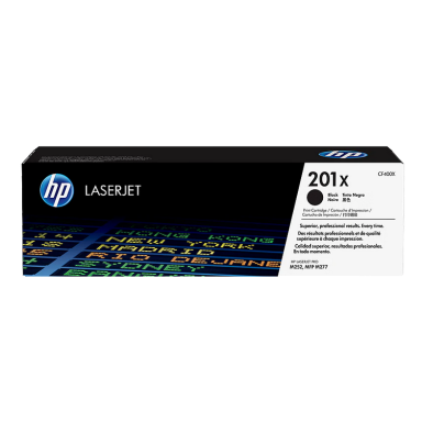 Originali HP 201X (CF400X), juoda kasetė lazeriniams spausdintuvams, 2800 psl.