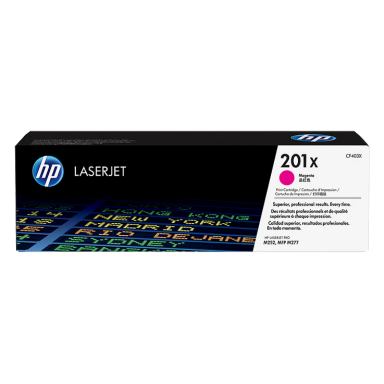 Originali HP 201X (CF403X), purpurinė kasetė lazeriniams spausdintuvams, 2300 psl.