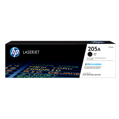 Originali HP 205A (CF530A), juoda kasetė lazeriniams spausdintuvams, 1100 psl.