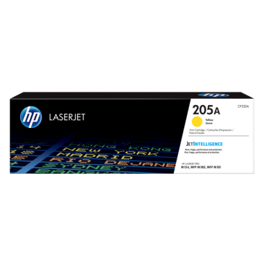 Originali HP 205A (CF532A), geltona kasetė lazeriniams spausdintuvams, 900 psl.