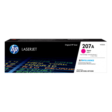 Originali HP 207A (W2213A), purpurinė kasetė lazeriniams spausdintuvams, 1250 psl.