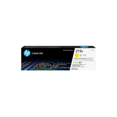 Originali HP 219X (W2192X), geltona kasetė lazeriniams spausdintuvams, 2500 psl.