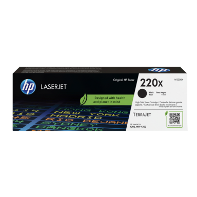Originali HP 220X (W2200X), juoda kasetė lazeriniams spausdintuvams, 7500 psl.