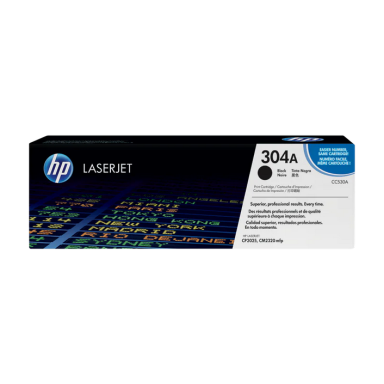 Originali HP 304A (CC530A), juoda kasetė lazeriniams spausdintuvams, 3500 psl.