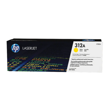Originali HP 312A (CF382A), geltona kasetė lazeriniams spausdintuvams, 2700 psl.