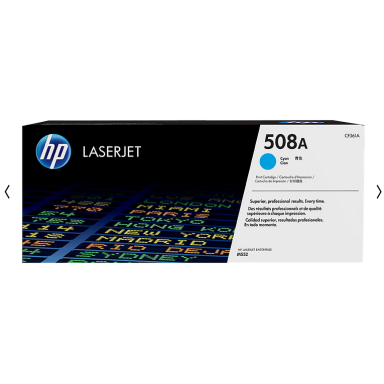 Originali HP 508A (CF361A), žydra kasetė lazeriniams spausdintuvams, 5000 psl.