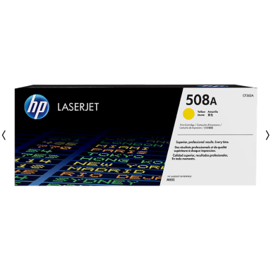 Originali HP 508A (CF362A), geltona kasetė lazeriniams spausdintuvams, 5000 psl.