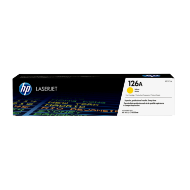 Originali HP No.126A (CE312A), geltona kasetė lazeriniams spausdintuvams, 1000 psl.