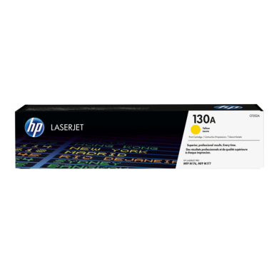 Originali HP No.130A (CF352A), geltona kasetė lazeriniams spausdintuvams, 1000 psl.
