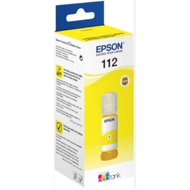 Originalus geltonas rašalas Epson 112 EcoTank (C13T06C44A)