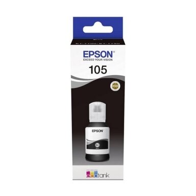 Originalus juodas rašalas Epson 105 EcoTank (C13T00Q140)