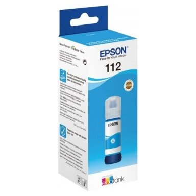Originalus mėlynas rašalas Epson 112 EcoTank (C13T06C24A)