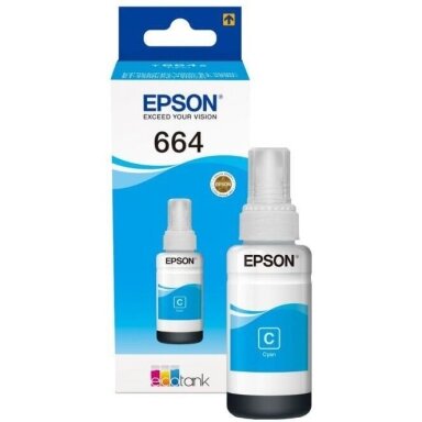 Originalus mėlynas rašalas Epson T6642 (C13T66424A)