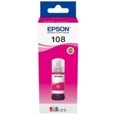Originalus purpurinis rašalas Epson 108 EcoTank (C13T09C34A) Originalus purpurinis rašalas Epson 108 EcoTank (C13T09C34A)