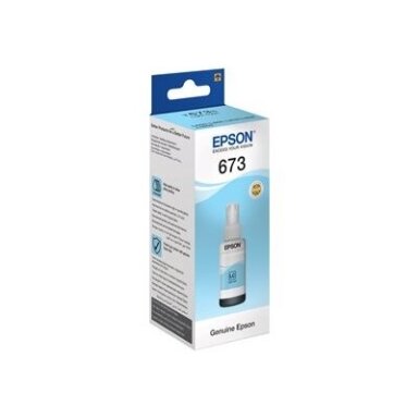 Originalus šviesiai mėlynas rašalas Epson T6735 (C13T67354A) Originalus šviesiai mėlynas rašalas Epson T6735 (C13T67354A)