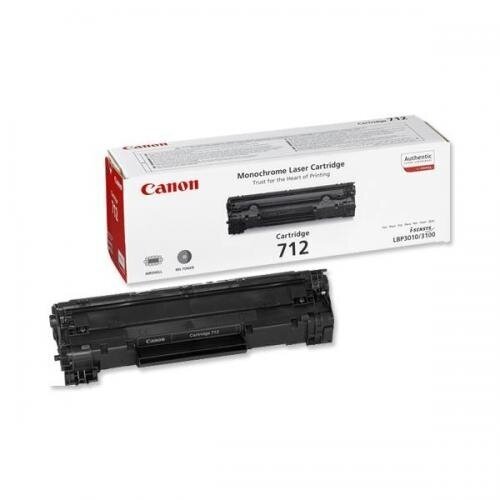 Originali Canon 712 (1870B002) juoda kasetė lazeriniams spausdintuvams, 1500 psl.