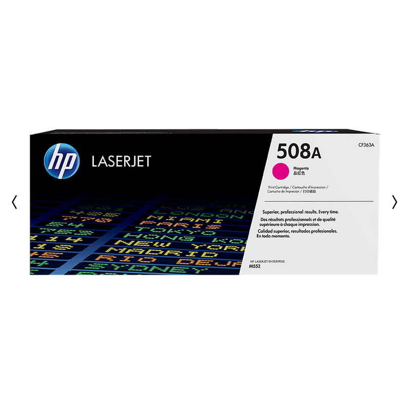 Originali HP 508A (CF363A), purpurinė kasetė lazeriniams spausdintuvams, 5000 psl.
